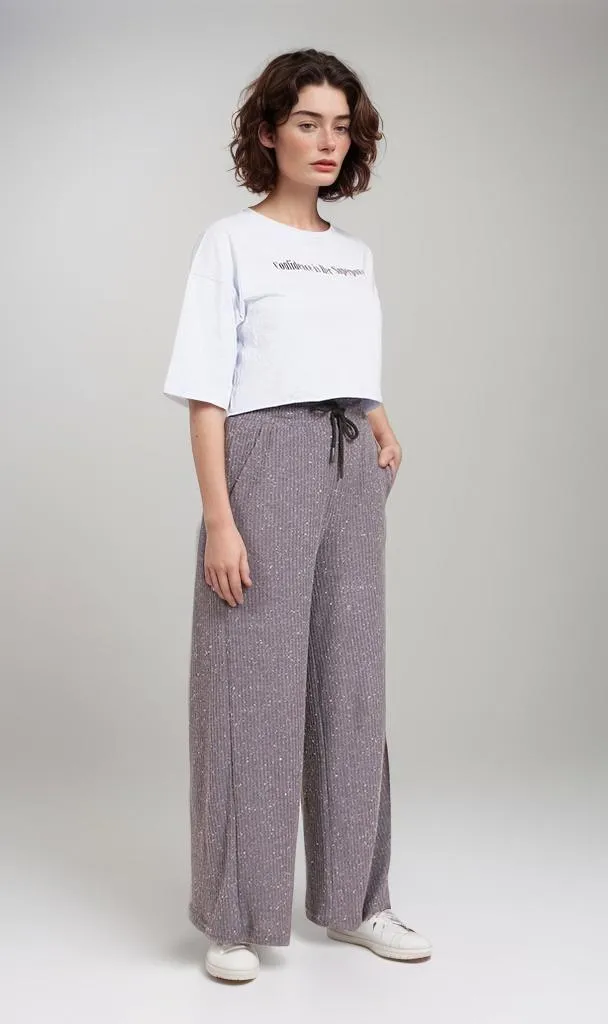 R207863-R207863 - Printed Oversized T-Shirt - White