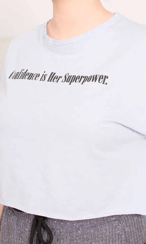 R207863-R207863 - Printed Oversized T-Shirt - White