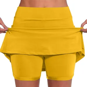 RKSTN Womens Skorts with Pockets Tummy Control Plus Size Skirts for Women High Waist Athletic Sports Pants Workout Shorts