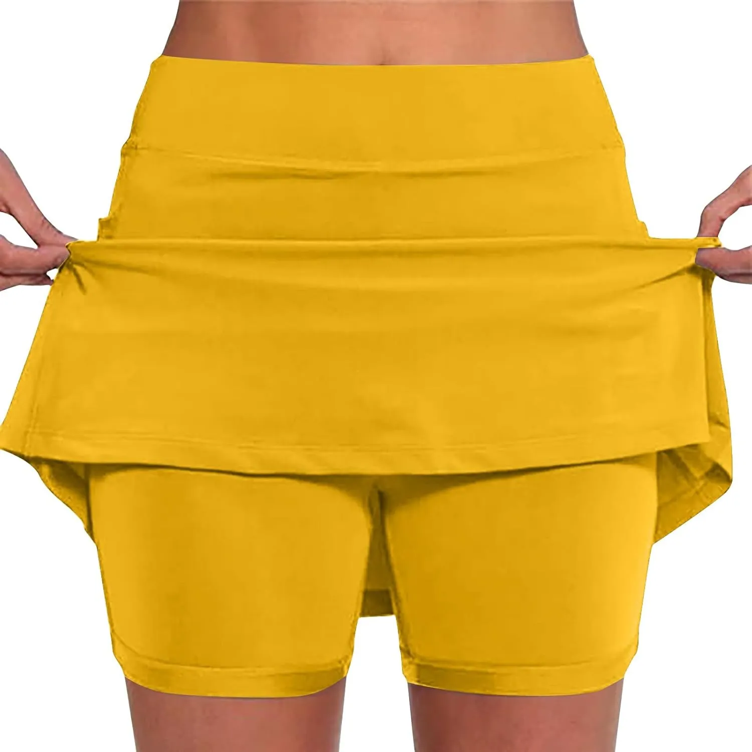 RKSTN Womens Skorts with Pockets Tummy Control Plus Size Skirts for Women High Waist Athletic Sports Pants Workout Shorts