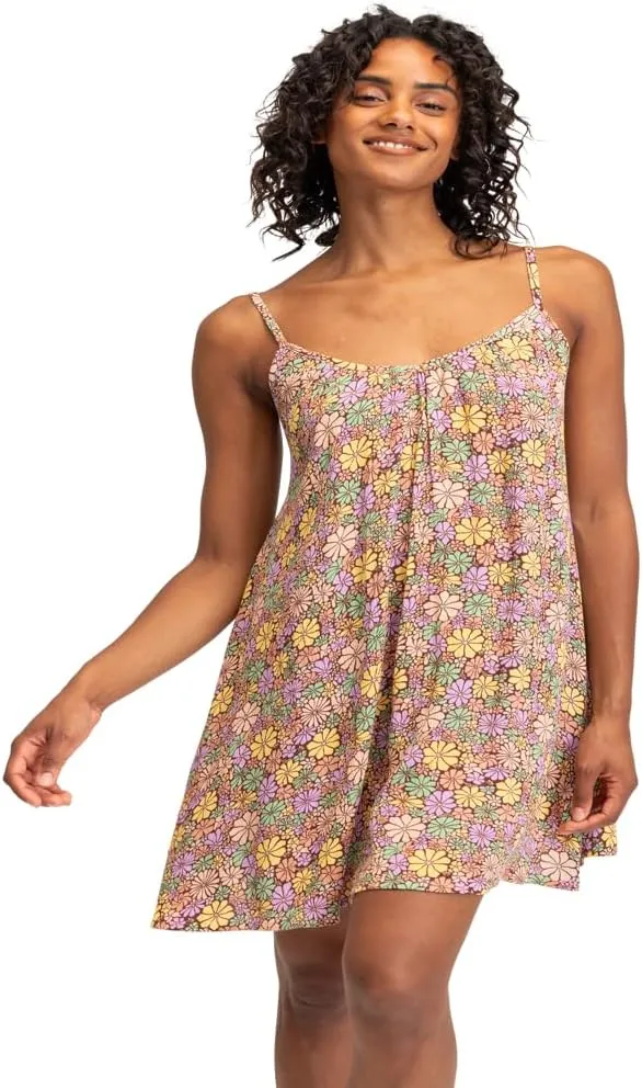 Roxy Women's Summer Casual Sundress Cover-up, Sleeveless Mini Dress for Beach, Pool, and Resort Wear