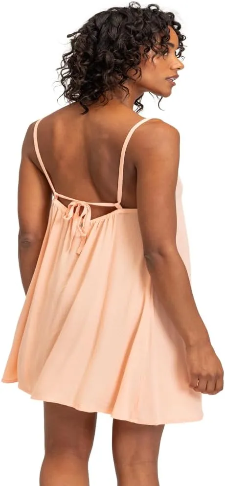 Roxy Women's Summer Casual Sundress Cover-up, Sleeveless Mini Dress for Beach, Pool, and Resort Wear
