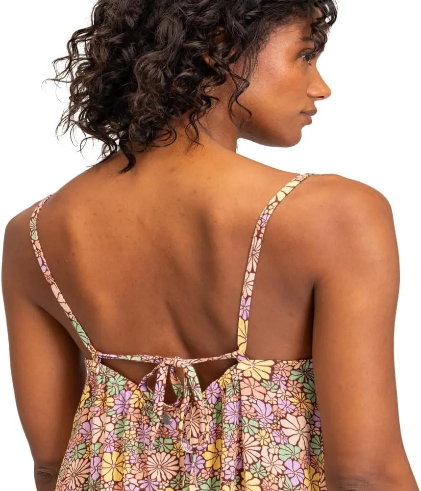 Roxy Women's Summer Casual Sundress Cover-up, Sleeveless Mini Dress for Beach, Pool, and Resort Wear