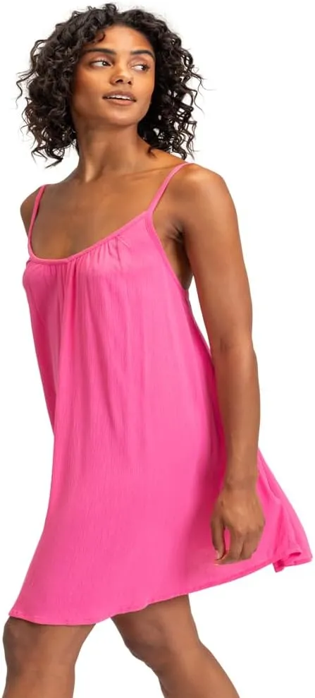 Roxy Women's Summer Casual Sundress Cover-up, Sleeveless Mini Dress for Beach, Pool, and Resort Wear