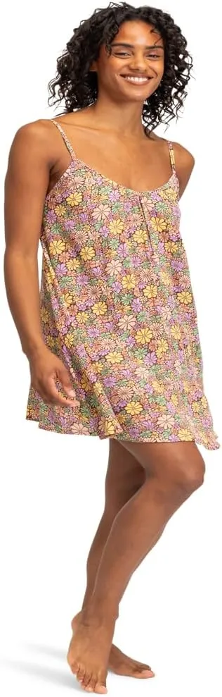 Roxy Women's Summer Casual Sundress Cover-up, Sleeveless Mini Dress for Beach, Pool, and Resort Wear