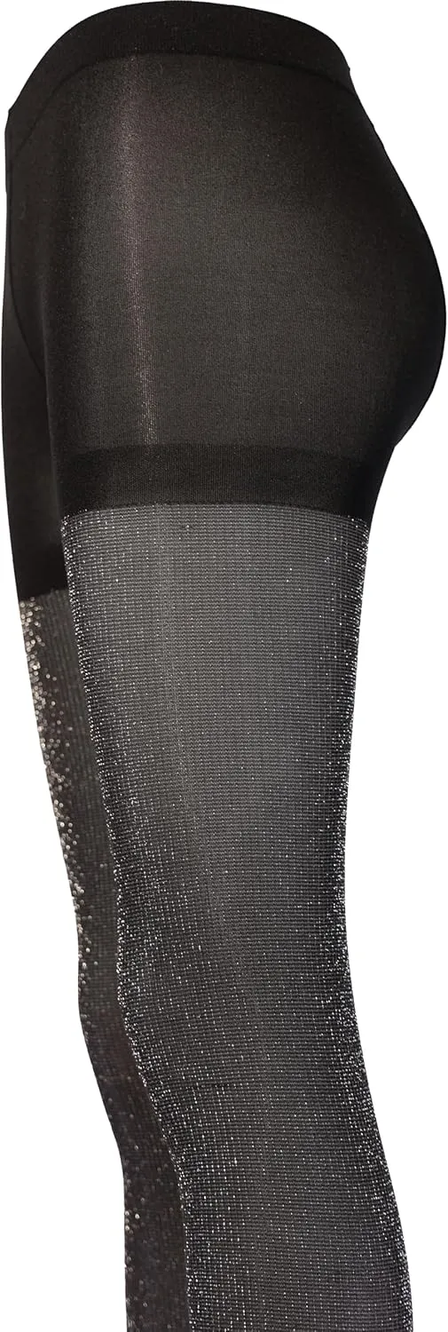 sexy black or grey glitter sparkly shimmery 60D tights stockings pantyhose leggings for women one pair Christmas