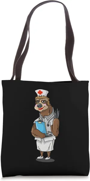 Sloth Nurse | Cool RN Medical Professional Funny Doctor Gift Tote Bag