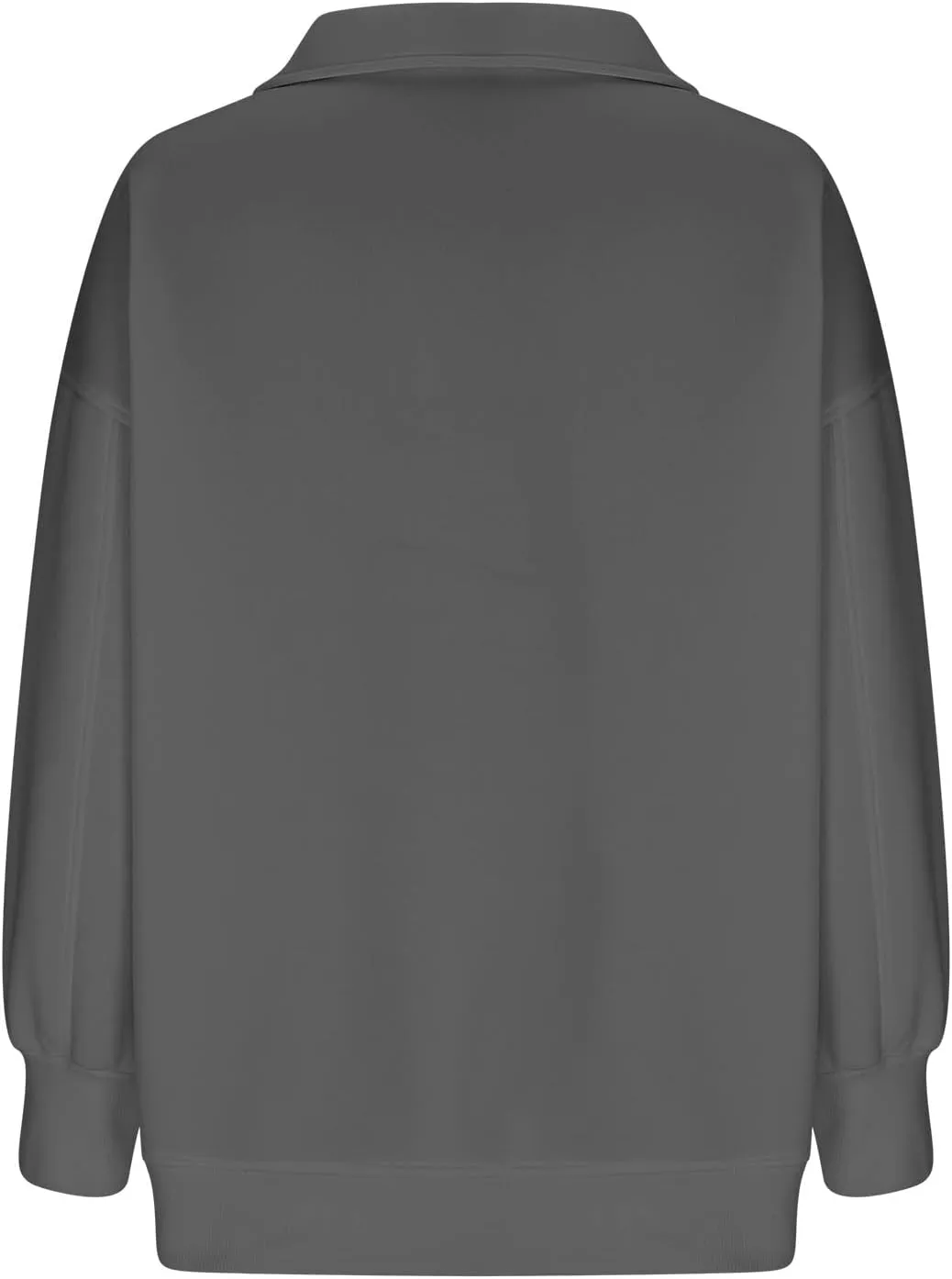 SMIDOW Oversized Sweatshirt For Women 1/4 Zip Up v Neck Fleece Pullovers Casual Loose Fall Fashion 2024 Teen Girls Clothes