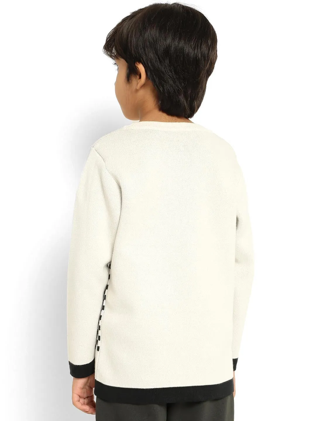 Somersault World Printed Cotton Pullover Sweater