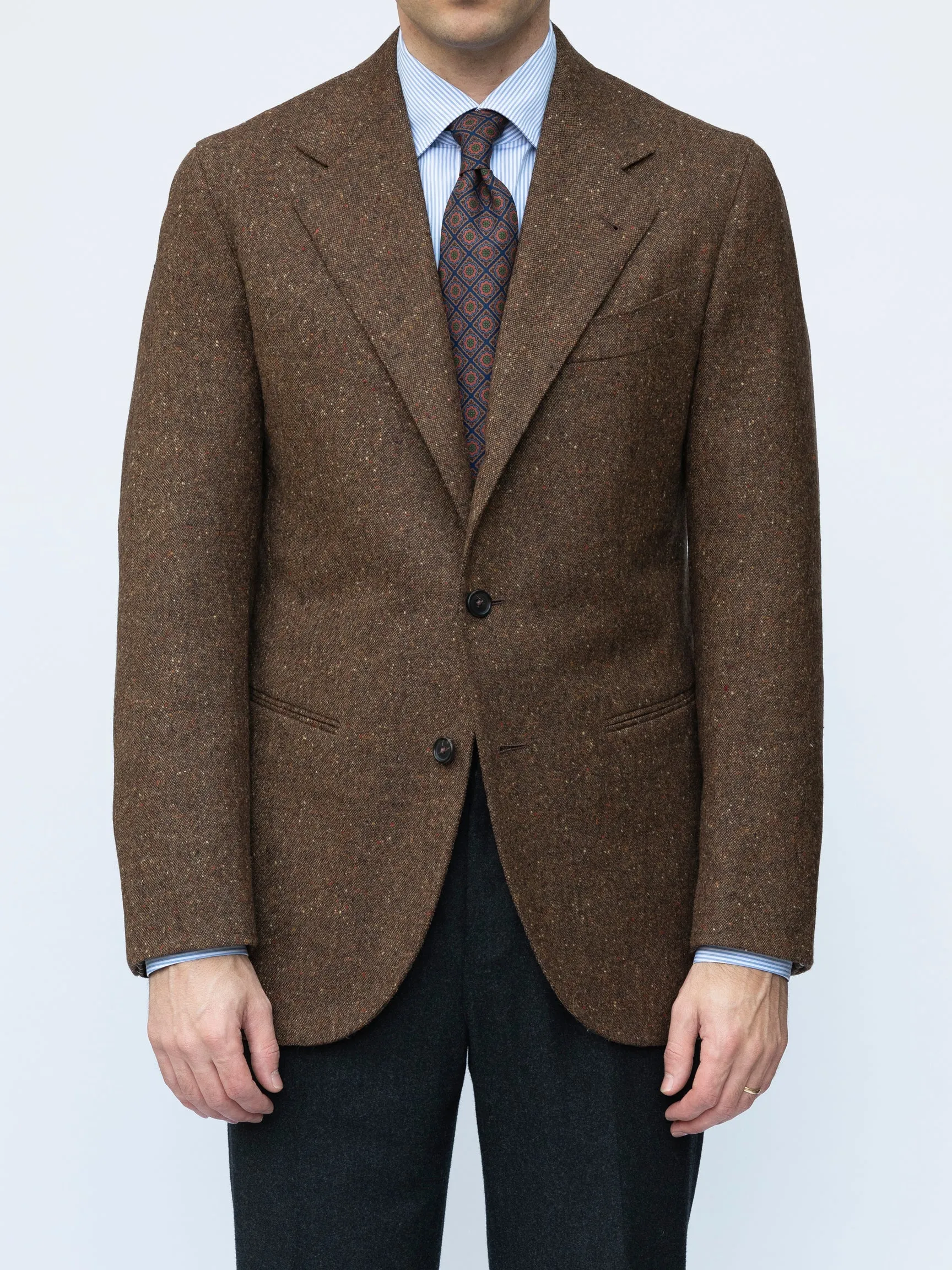 Sport Coat Brown Donegal Tweed