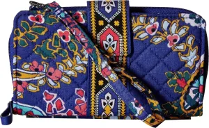 Vera Bradley Women's Iconic RFID Combo Wristlet Romantic Paisley One Size