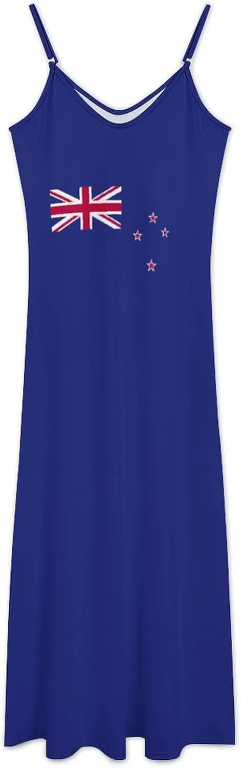 Women's Dresses North Ossetia Flag Print Casual Loose Beach Dresses
