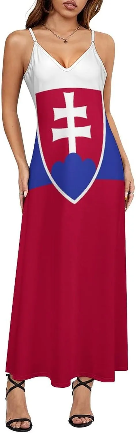 Women's Dresses Tanzania Flag Print Casual Loose Beach Dresses