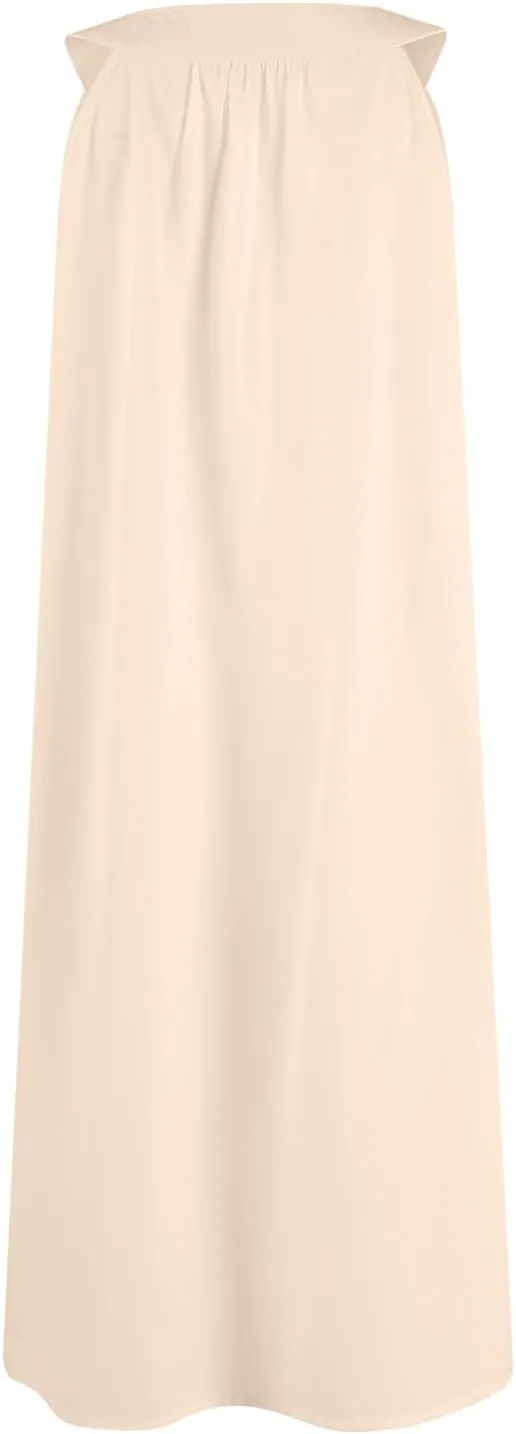 Women's Midi Dresses Sundresses Casual Loose Trendy Sleeveless V-Neck Solid Color Lightweight Dress, S-3XL