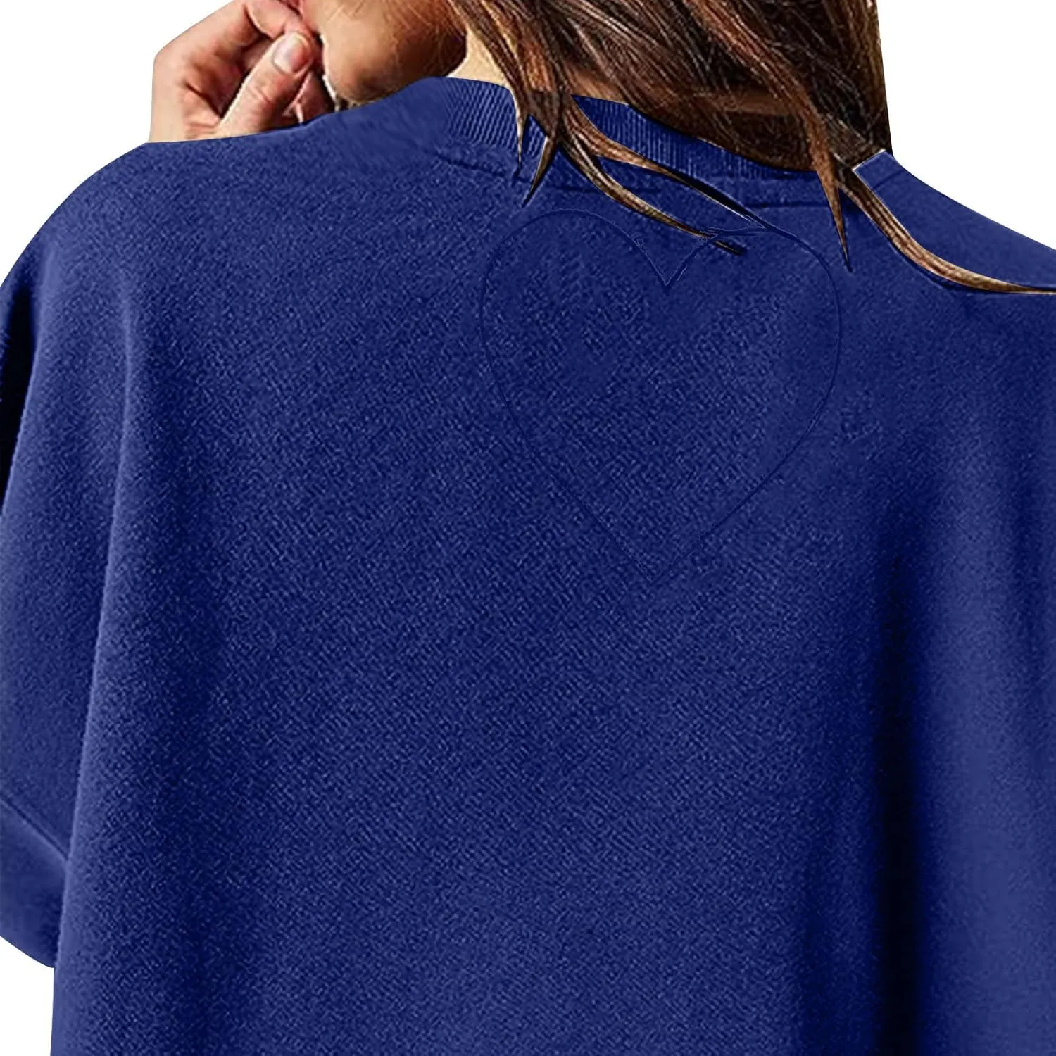 Womens Oversized Sweatshirt Dress 2023 Fall Fashion Long Sleeve Pullover Tops Relaxed Fit Sweatshirts Mini Dress