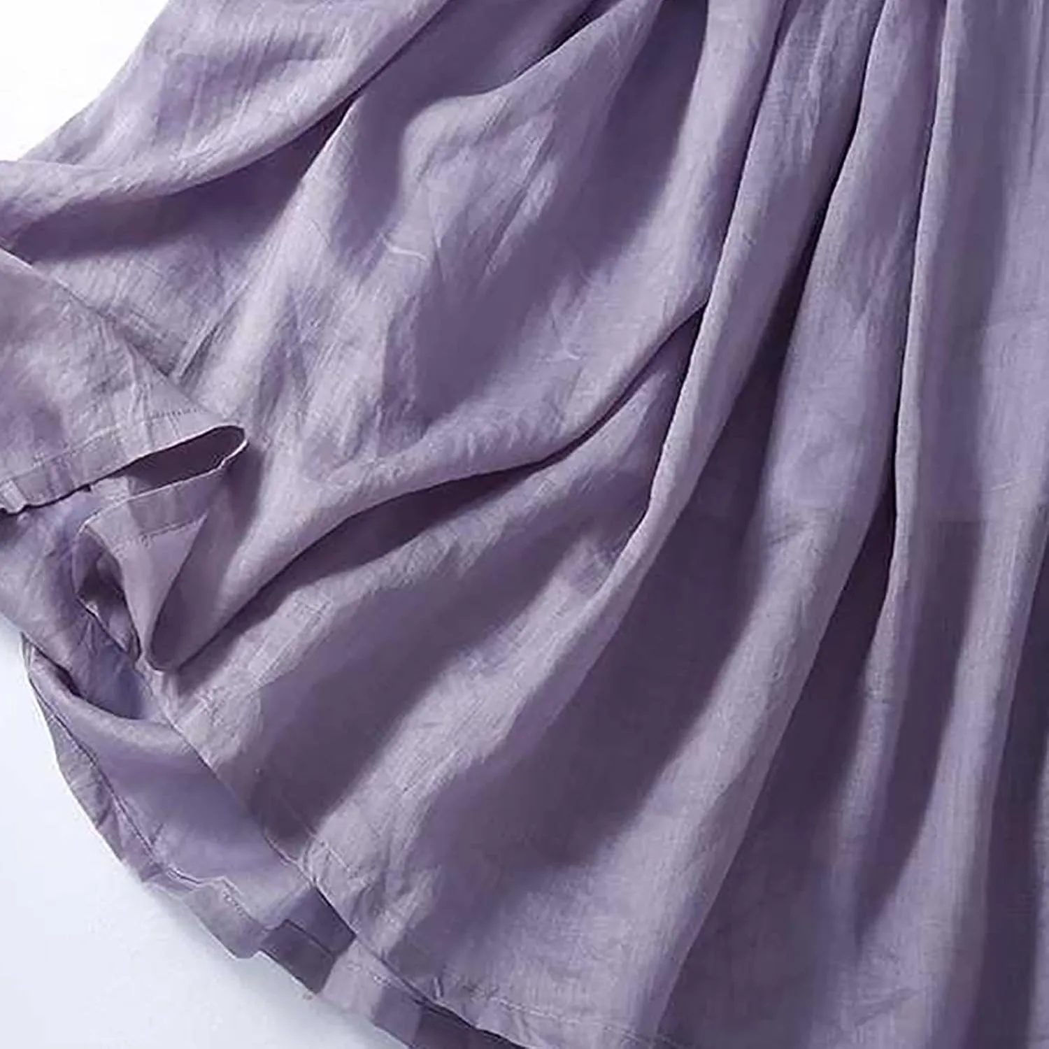 Women's Summer Skirts Elastic Waist Maxi Skirt 2025 Resort Wear Lightweight Pleated Half Dress Trendy Clothes