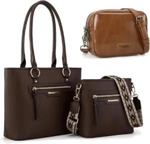 Wrangler 2pcs tote bag and crossbody bag set